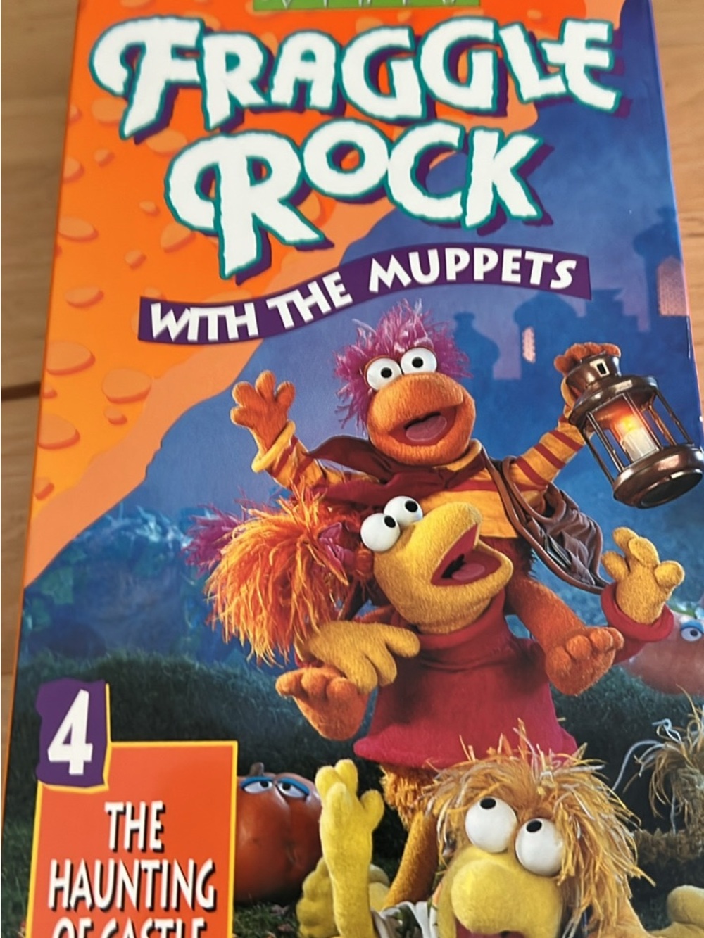 Fraggle Rock VHS Cover — Bright Orange & Blue